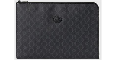 gucci a4 document holder|Gucci GG medium document case with Interlocking G.